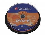 Verbatim DVD-R Matt Silver cake 10